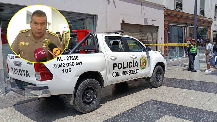 PNP identificó a implicados en robo a joyerías del Centro de Lima, informó Óscar Arriola