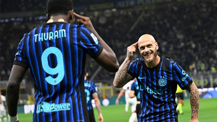 Cerca de un Scudetto más: Inter goleó 3-0 a Cagliari y apunta a un nuevo título de la Serie A