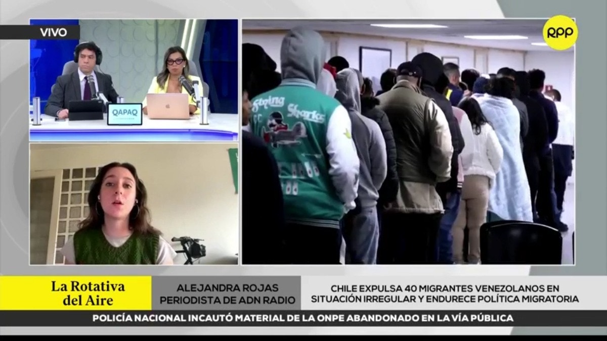 Periodista del medio chileno ADN Radio, Alejandra Rojas. 