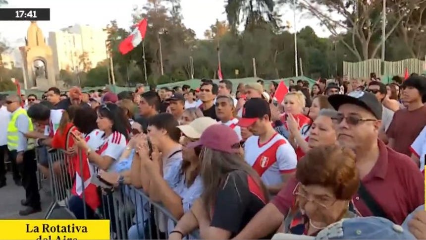 Jesús María: Ciudadanos se congregan en la avenida de la Peruanidad para participar de un plantón
