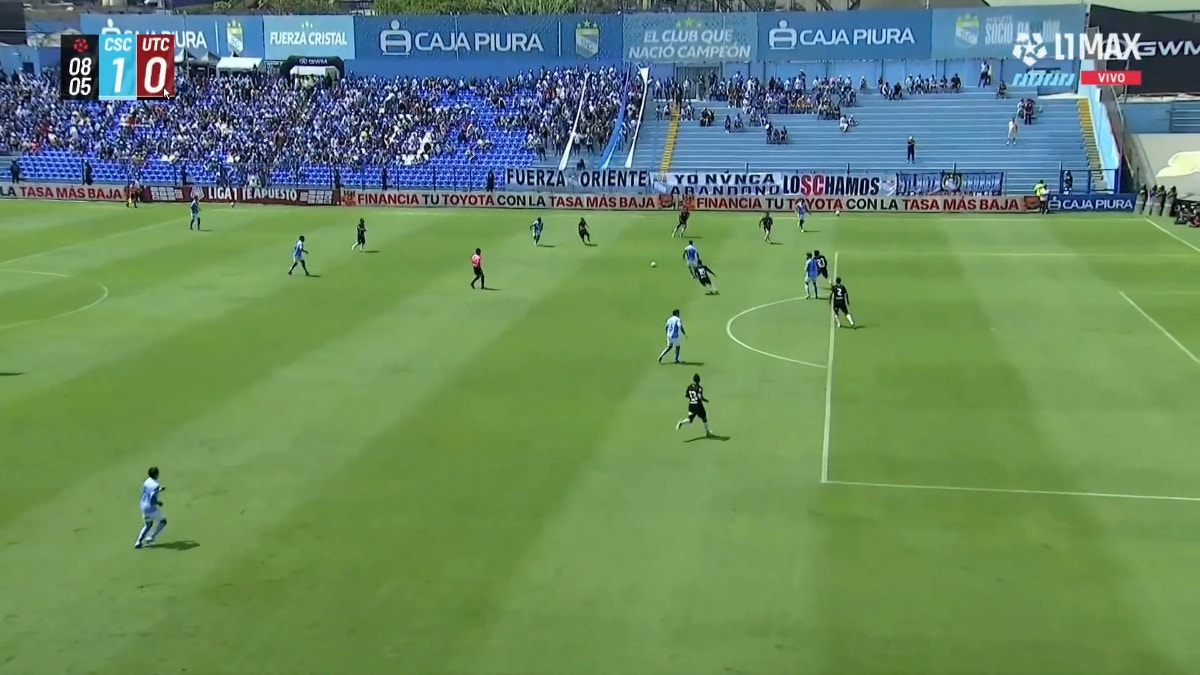 Este fue el gol de Felipe Vizeu frente a UTC.