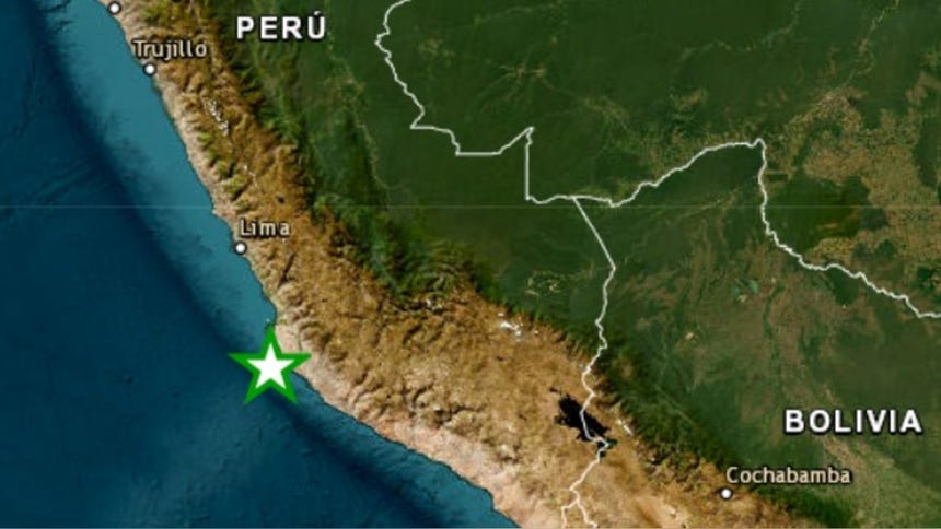 Dos sismos de magnitud 4.3 y 4.5 se registraron en la región de Ica
