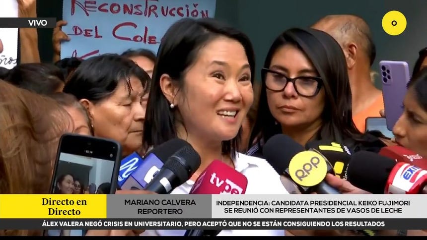 Keiko Fujimori sobre Piero Corvetto: 