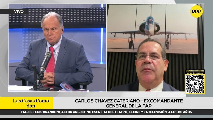 Ex comandante general de la FAP justifica compra de aviones de combate: 