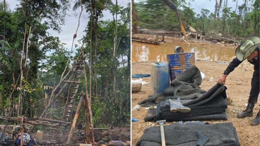 Madre de Dios: intervienen maquinaria valorizada en casi S/ 2 millones en operativo contra minería ilegal en Tambopata