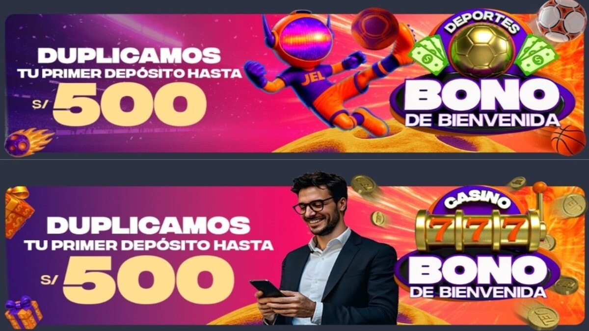 Bonos de bienvenida para deportes y casino en Juegaenlinea