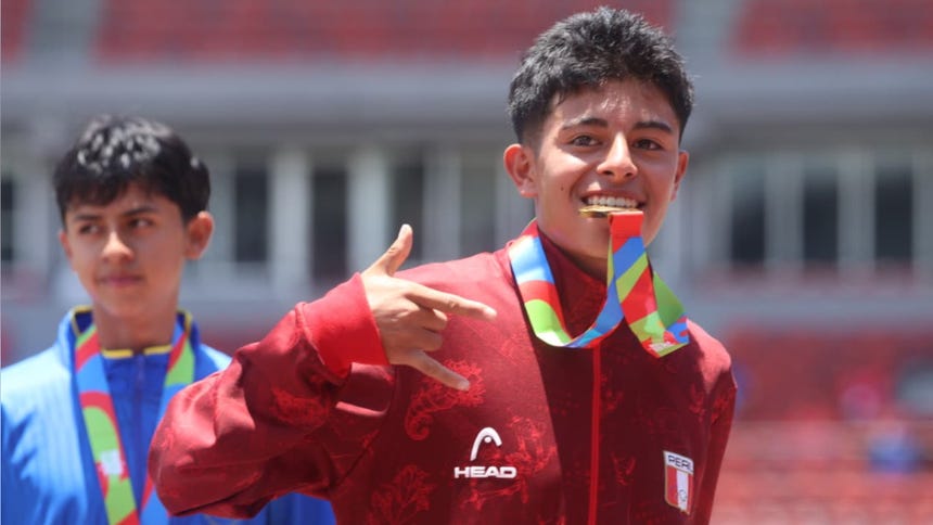 ¡Oro en la pista! Thiago Goyzueta se llevó la prueba de los 1500 metros en los Juegos de la Juventud 2026