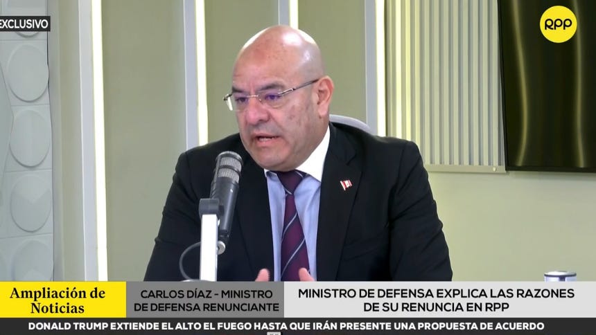 El presidente José Balcázar firmó un Decreto Supremo para la compra de aviones F-16, señala Carlos Díaz