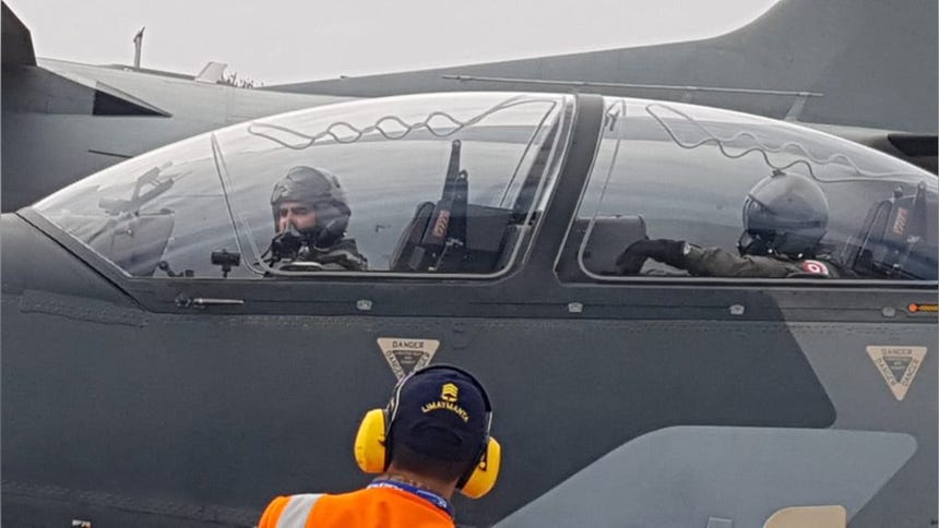 La FAP confirma el aterrizaje de dos aviones F-16 de la Fuerza Aérea de Estados Unidos en Las Palmas