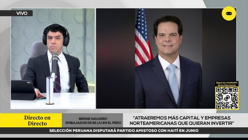 Embajador Bernie Navarro confirma que los primeros aviones F-16 llegararán en el 2029: 