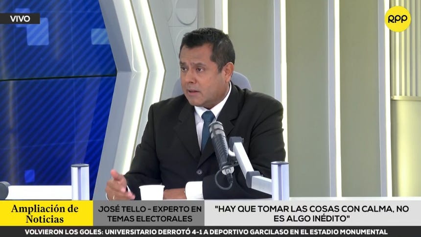 José Tello advierte que la valla electoral dejó a casi 12 millones de peruanos sin representación en el Senado