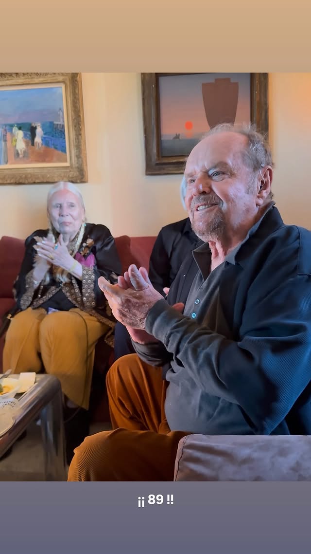Jack Nicholson celebró sus 89 años