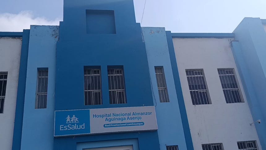 Chiclayo: revelan contaminación en cisterna que abastece de agua al hospital Almanzor Aguinaga Asenjo