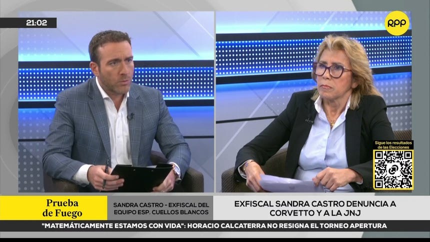 Exfiscal Sandra Castro sobre denuncia penal a Piero Corvetto y la JNJ: 