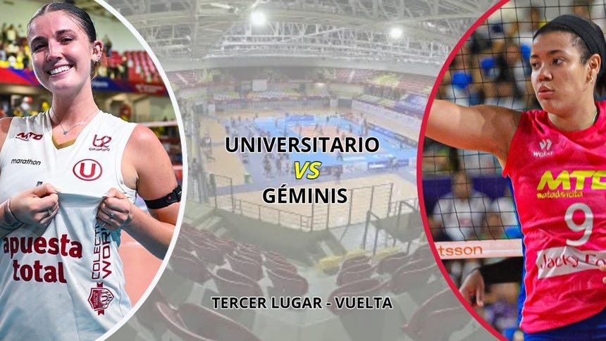 Universitario vs Géminis EN VIVO: se enfrentan en la segunda final de la Liga Peruana de Vóley