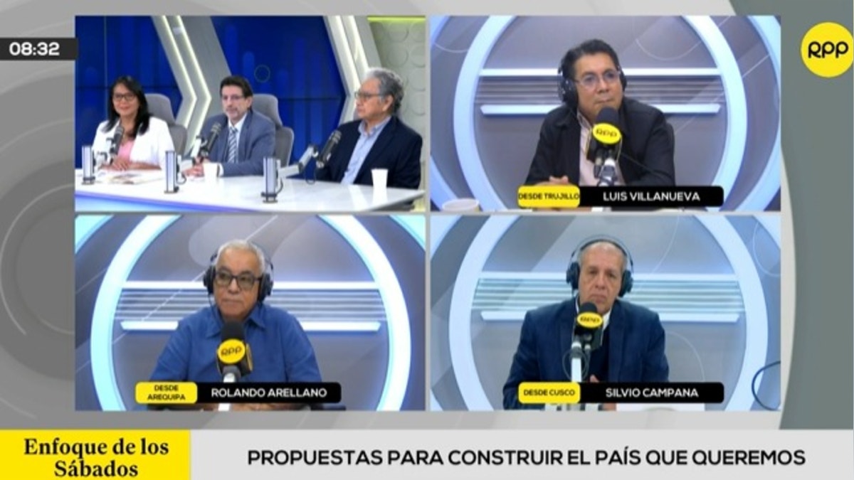 Panelistas que participaron en el programa. 