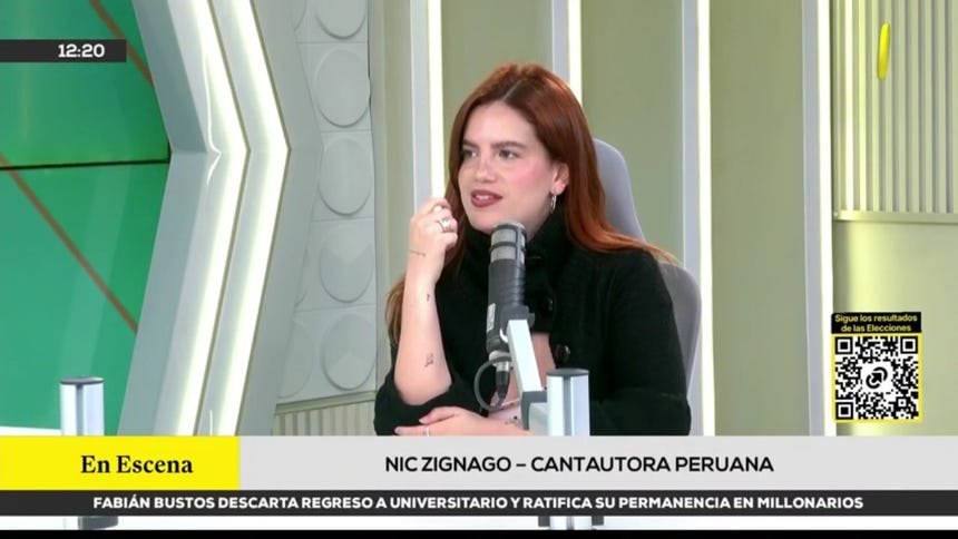 Nicole Zignago sobre la carrera musical: 
