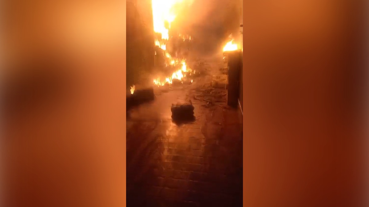 Interior del mercado. 