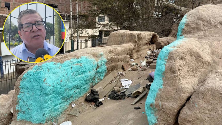 Alcalde de Chorrillos responsabiliza al Mincul por situación en la Huaca Cruz de Armatambo: “Está bajo su jurisdicción”