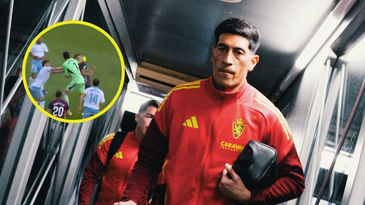 Esteban Andrada pidió disculpas tras lanzar puñetazo a jugador del Huesca: "Me desconecté"