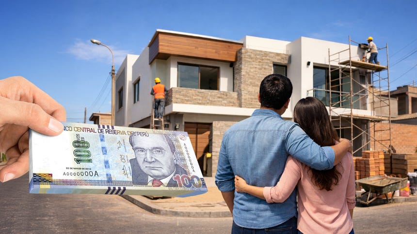 Construye tu casa soñada con un préstamo de S/ 500 mil a una tasa desde 1 % mensual