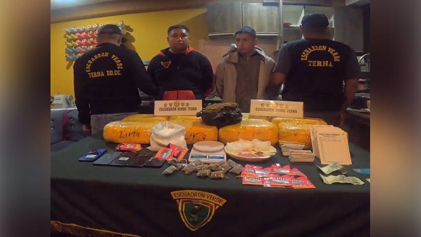 Ate: agentes del Escuadrón Verde intervienen a dos personas con 8 kilos de marihuana y otras sustancias