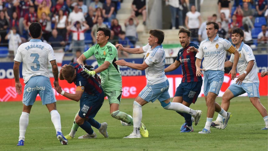 Se viene una dura sanción: Zaragoza anuncia que tomará medidas sobre Esteban Andrada por puñetazo