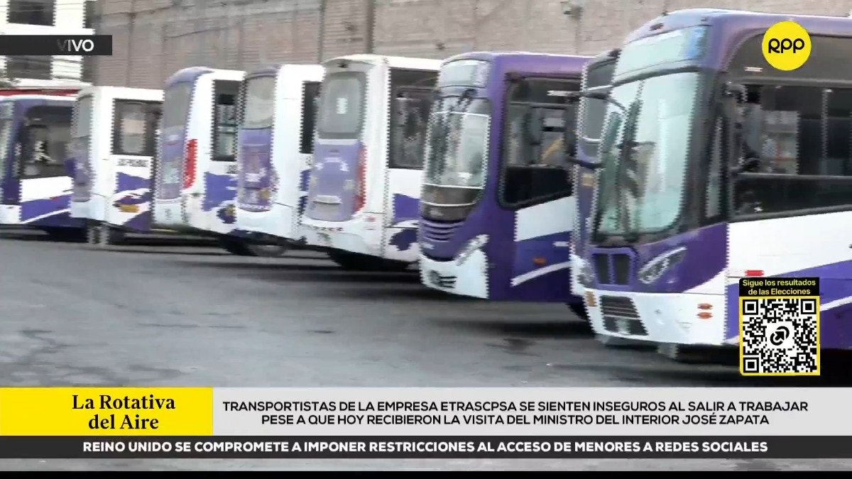 Los transportistas han manifestado a RPP sentirse inseguros pese a que recibieron la visita del ministro del Interior. 