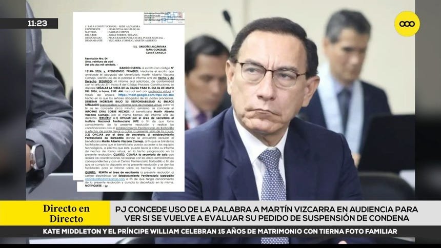 Martín Vizcarra podrá hacer uso de la palabra en audiencia por los casos Lomas de Ilo y el Hospital Regional de Moquegua