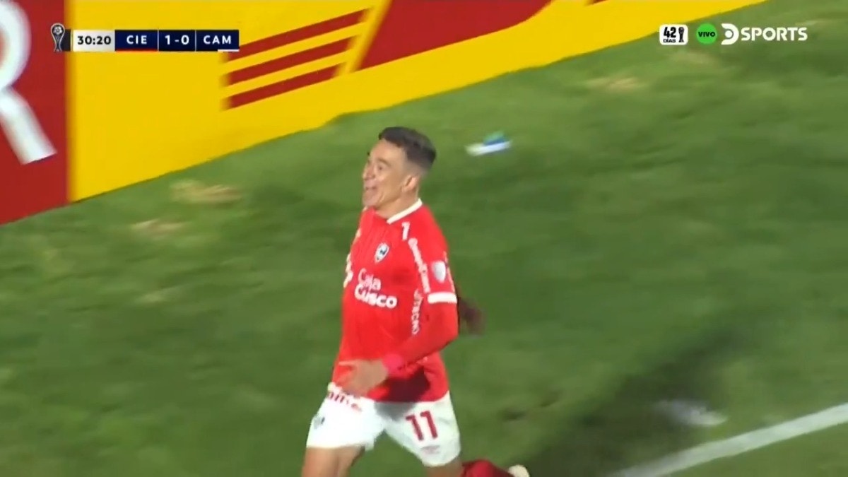 Así fue el gol de Cienciano ante Atlético Mineiro