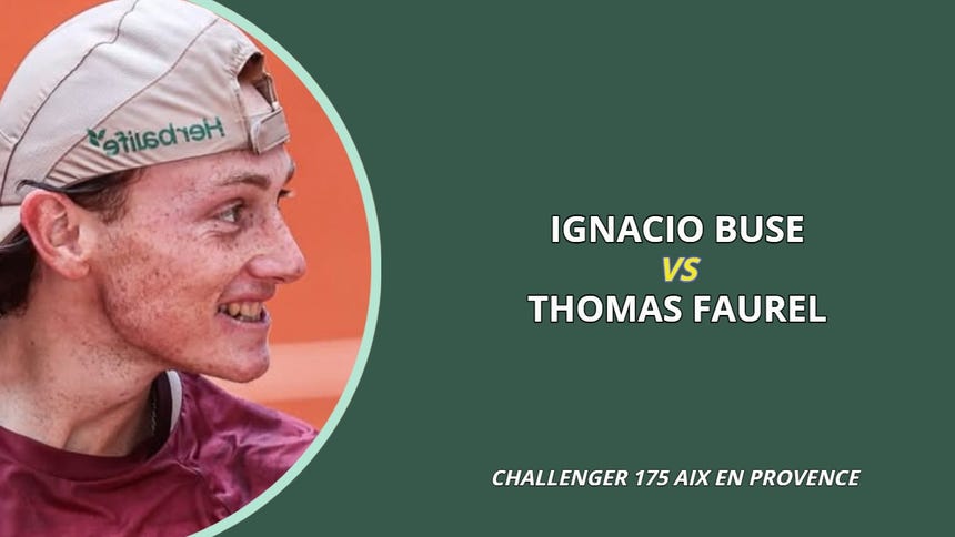 Ignacio Buse vs Thomas Faurel EN VIVO: ¿a qué hora juegan y dónde ver los octavos de final del Challenger 175 Aix En Provence?