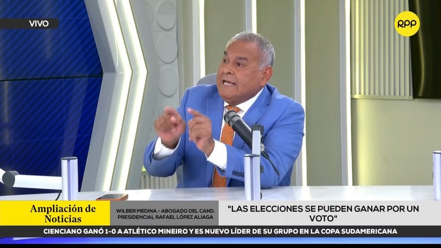 Abogado de López Aliaga pide la salida del presidente del JNE e insiste en afectación al voto de 1.5 millones de personas