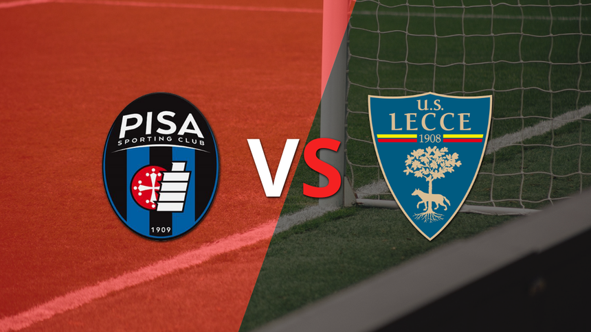 Serie A: Pisa busca salir del último lugar ante Lecce