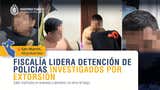 Cuatro policías fueron detenidos por presunta participación en delitos de extorsión en San Martín