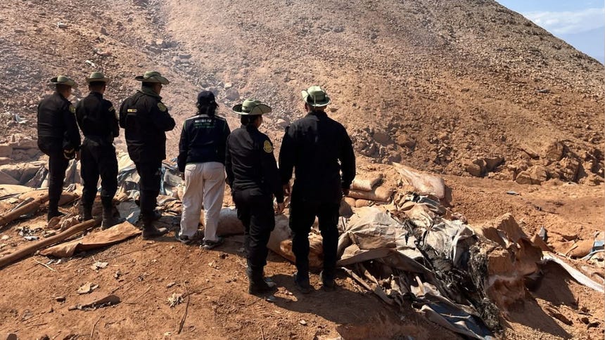 Áncash: destruyen dos plantas ilegales de procesamiento de minerales en Huarmey