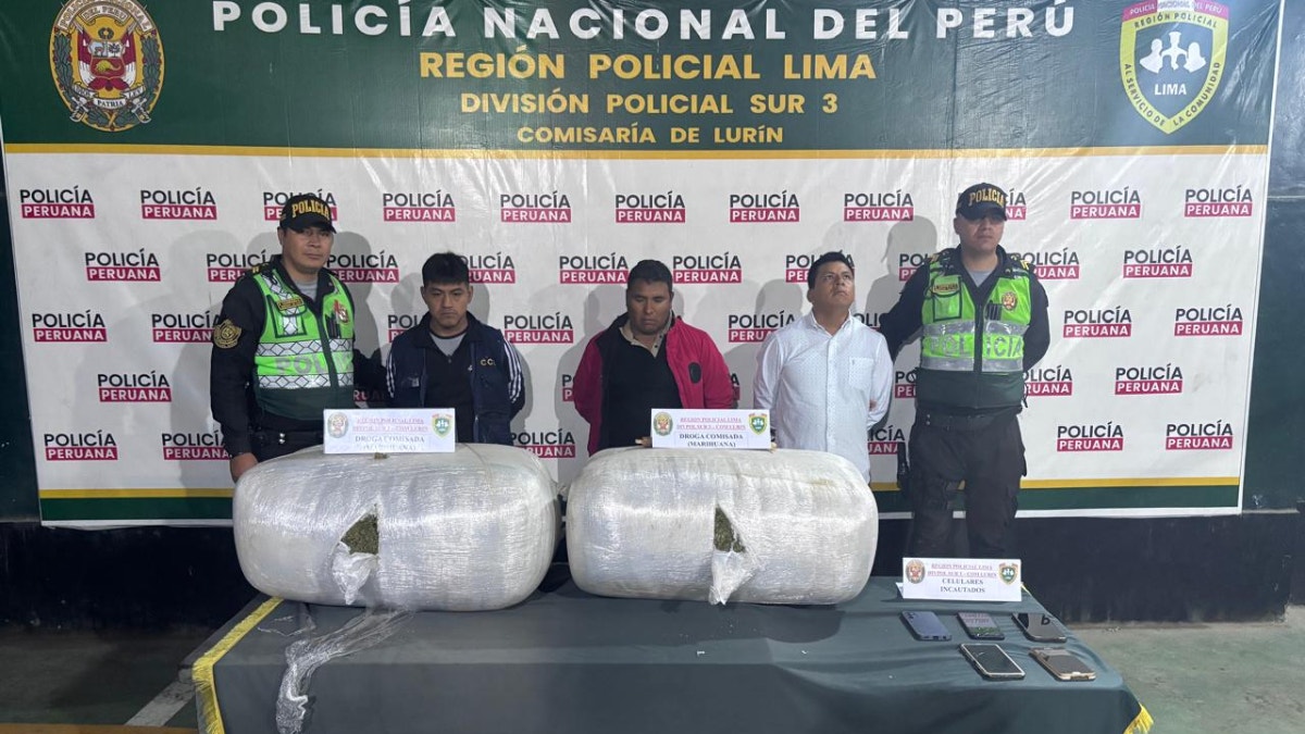 Los detenidos son investigados por el presunto delito de tráfico ilícito de drogas. 