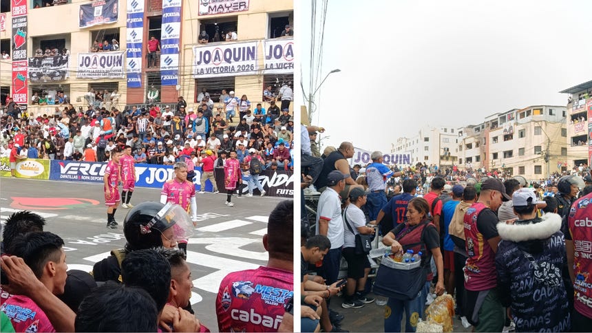 Con tribunas llenas y edificios repletos de hinchas: así se vive la fiesta del tradicional Mundialito de El Porvenir [FOTOS]