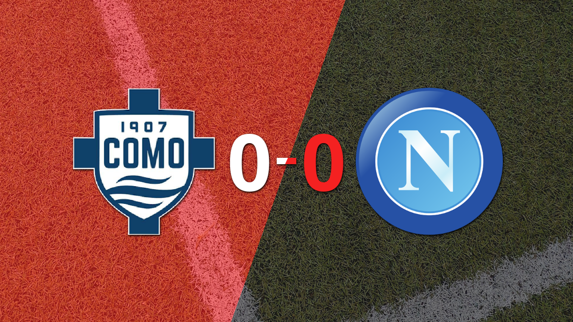 Como y Napoli empatan sin goles en un partido de alto voltaje en la Serie A