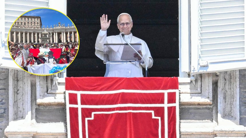 León XIV saludó a la Asociación de la Virgen de Chapi en Roma: “Gracias por su servicio”