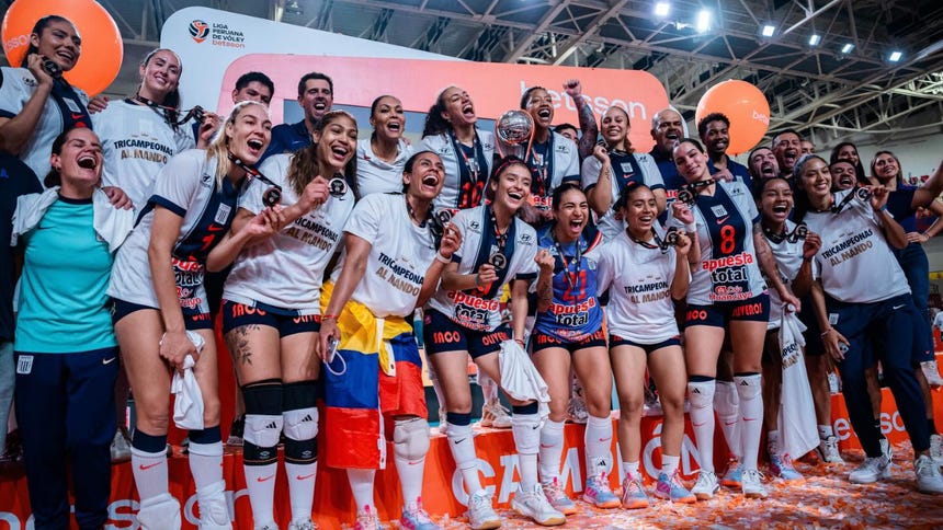 Por todo lo alto: así festejó Alianza Lima su tricampeonato en la Liga Peruana de Vóley