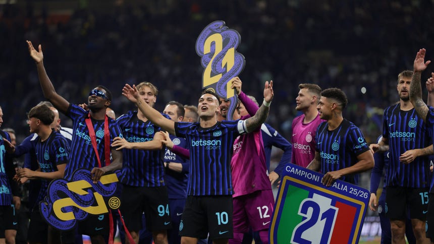 Por todo lo alto: Inter se consagró campeón de la Serie A