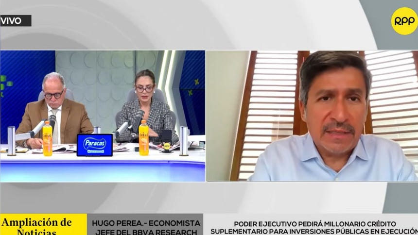 Hugo Perea sobre ampliación de presupuesto público: Es contradictorio cuando se necesita hacer ajustes de gasto