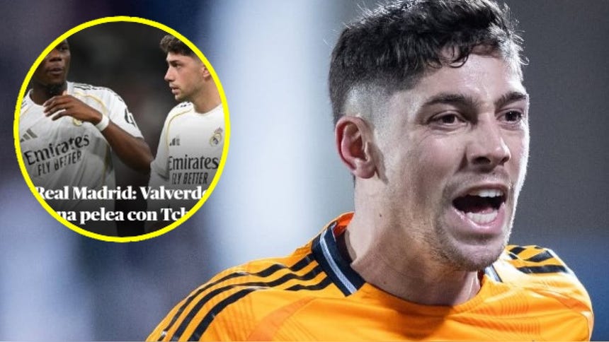 Así reaccionan los medios de Uruguay tras pelea de Valverde y Tchouaméni en Real Madrid [FOTOS]