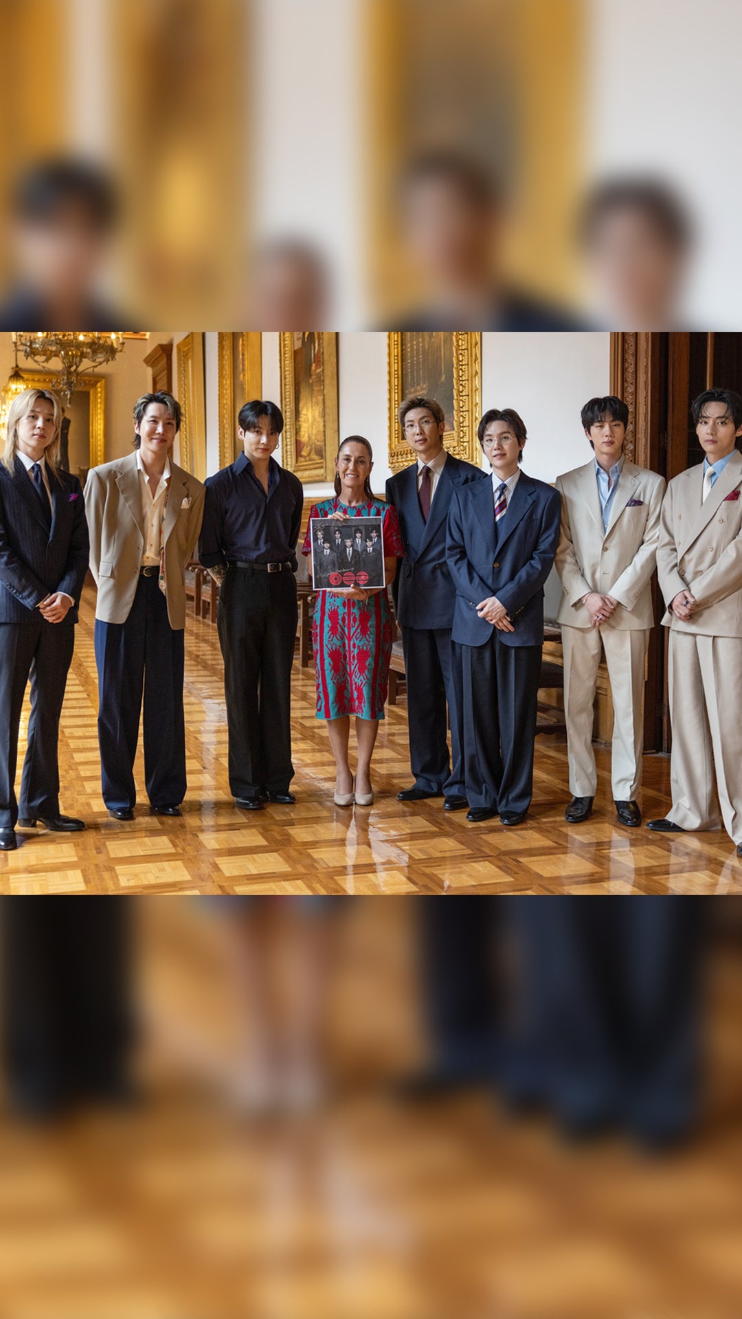 Presidenta de México recibió a BTS