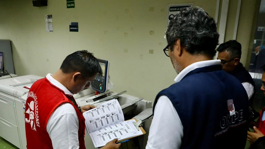 ONPE inició la impresión del material electoral que será usado en la segunda vuelta presidencial