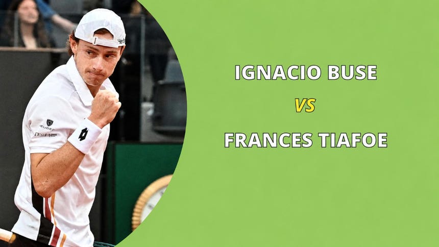 Ignacio Buse vs. Frances Tiafoe: ¿a qué hora juegan y dónde ver por la segunda ronda del Masters 1000 de Roma?