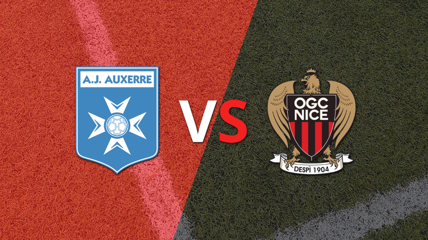 Liga de Francia: Auxerre se enfrenta ante la visita Nice por la fecha 33