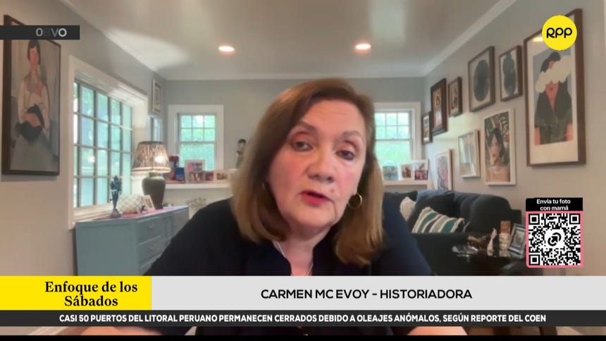Historiadora Carmen MC Evoy: “Hemos perdido la brújula ética”
