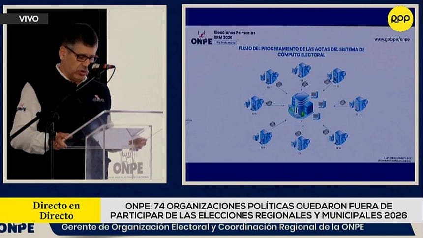 ONPE desarrolló simulacro oficial del Sistema de Cómputo Electoral