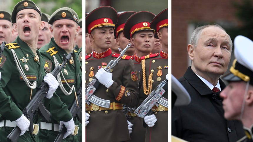 Con sus aliados norcoreanos, Rusia celebra el desfile de la Victoria sin armamento pesado por primera vez desde 2007 [FOTOS]